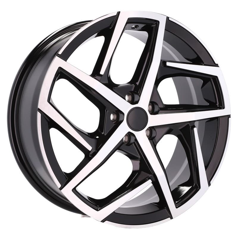 4 jantes 8.0 19 5x112 design volkswagen noir brillant