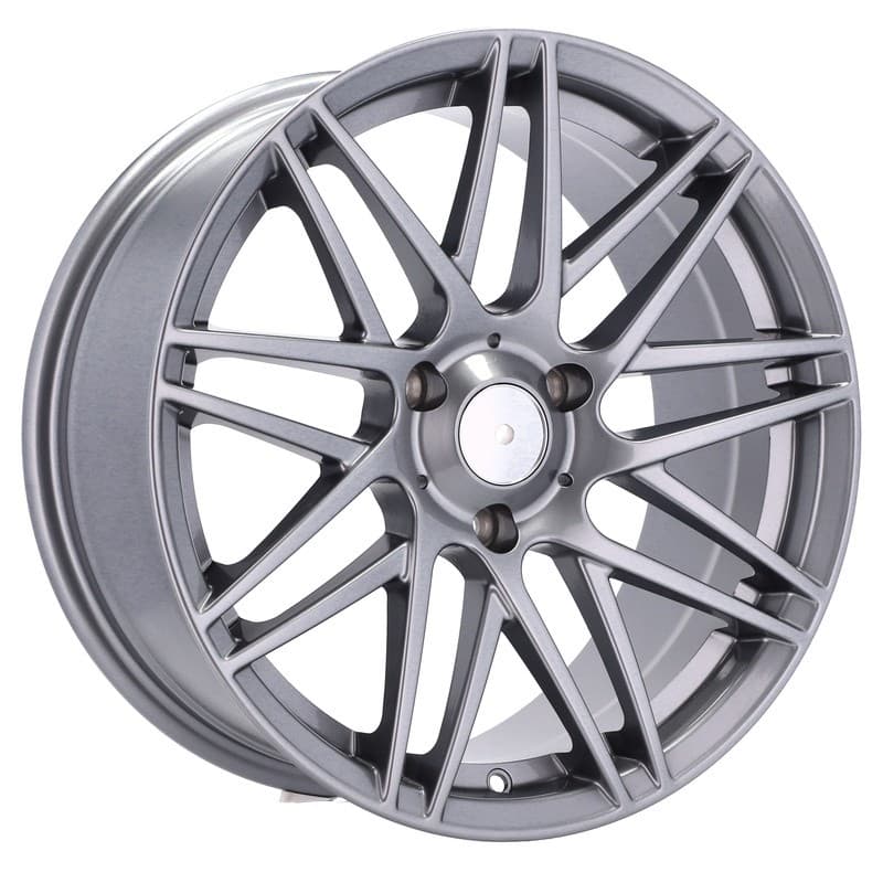 4 jantes 7.5 17 3x112 design smart gris brillant