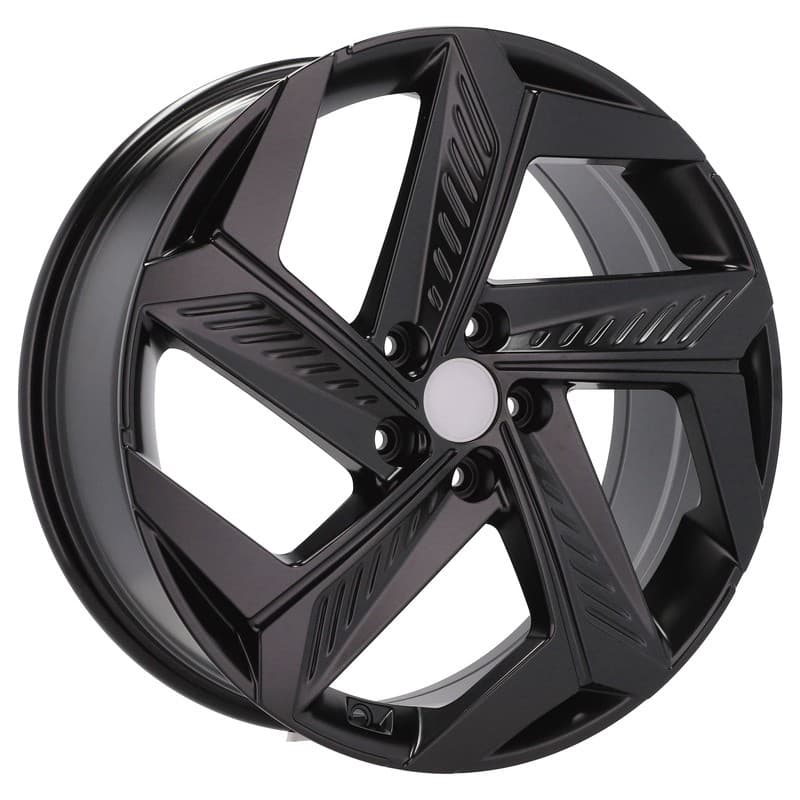 4 jantes 7.5 19 5x114.3 design hyundai noir brillant
