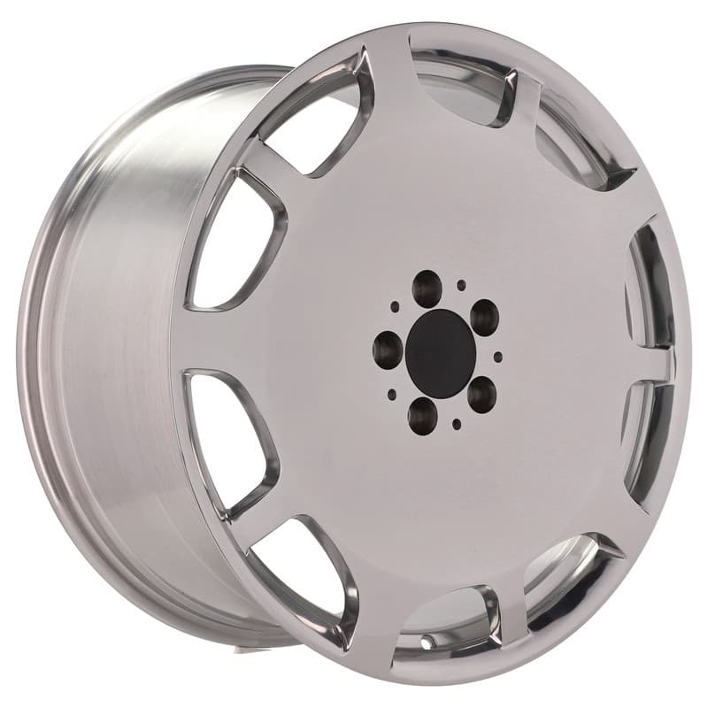 4 jantes 8.5 20 5x112 design mercedes fluotournage argent brillant