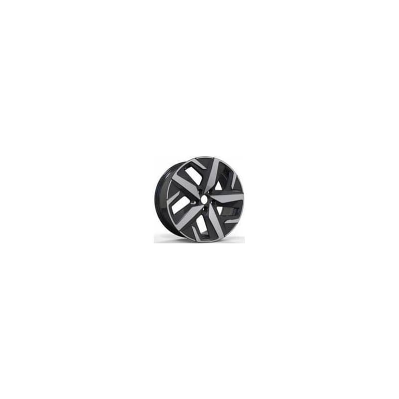4 jantes 8.0 18 5x112 design volkswagen fluotournage noir brillant
