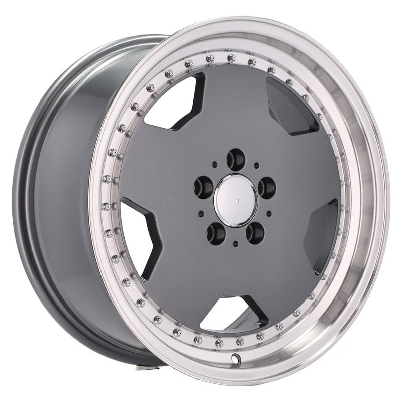 4 jantes 8.0 18 5x112 design mercedes gris brillant