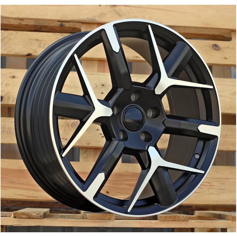 4 jantes 8.0 18 5x112 design cupra fluotournage noir mat