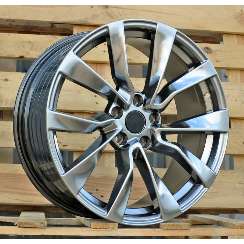 4 jantes 8.5 19 5x114.3 design tesla fluotournage autres brillant