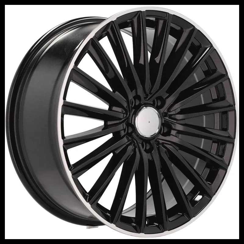 4 jantes 8.0 19 5x112 design mercedes noir brillant