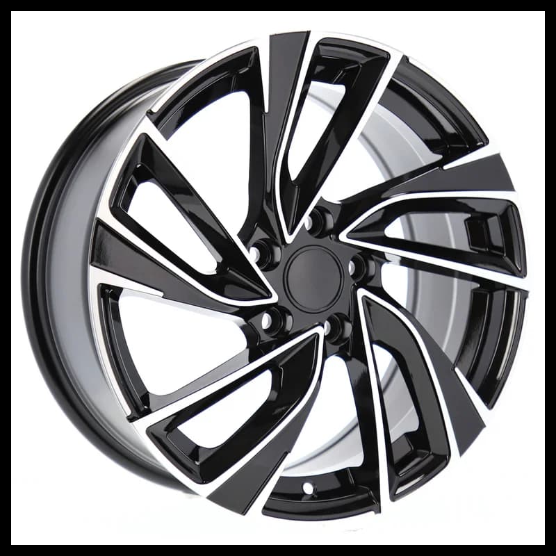 4 jantes 7.0 16 5x112 design volkswagen noir brillant