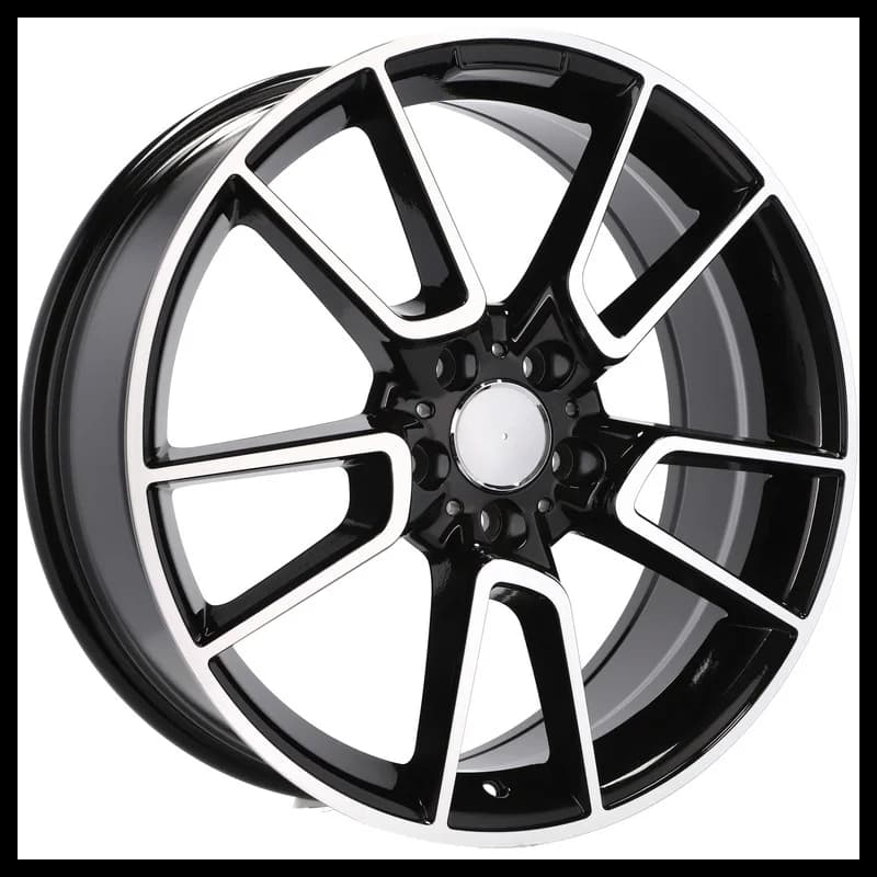 4 jantes 7.5 19 5x112 design mercedes noir brillant