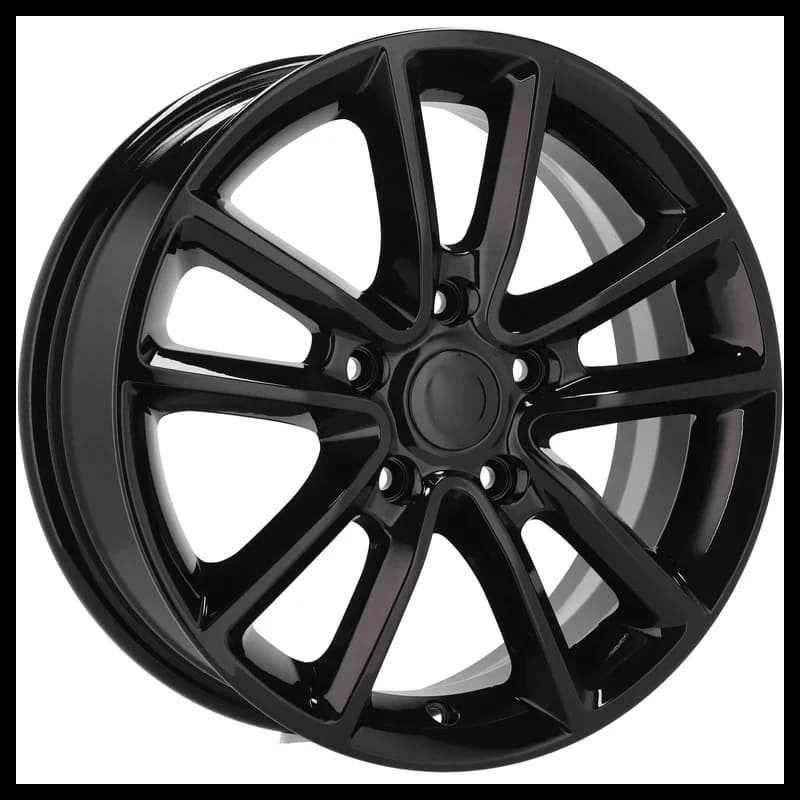 4 jantes 6.5 17 5x127 design chrysler noir brillant