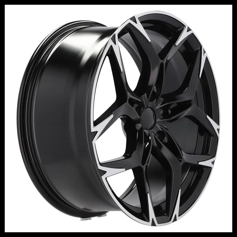 4 jantes 8.5 19 5x112 design cupra fluotournage noir mat