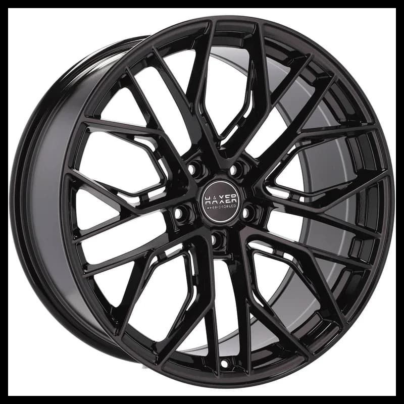 4 jantes 10.5 22 5x112 fluotournage noir brillant