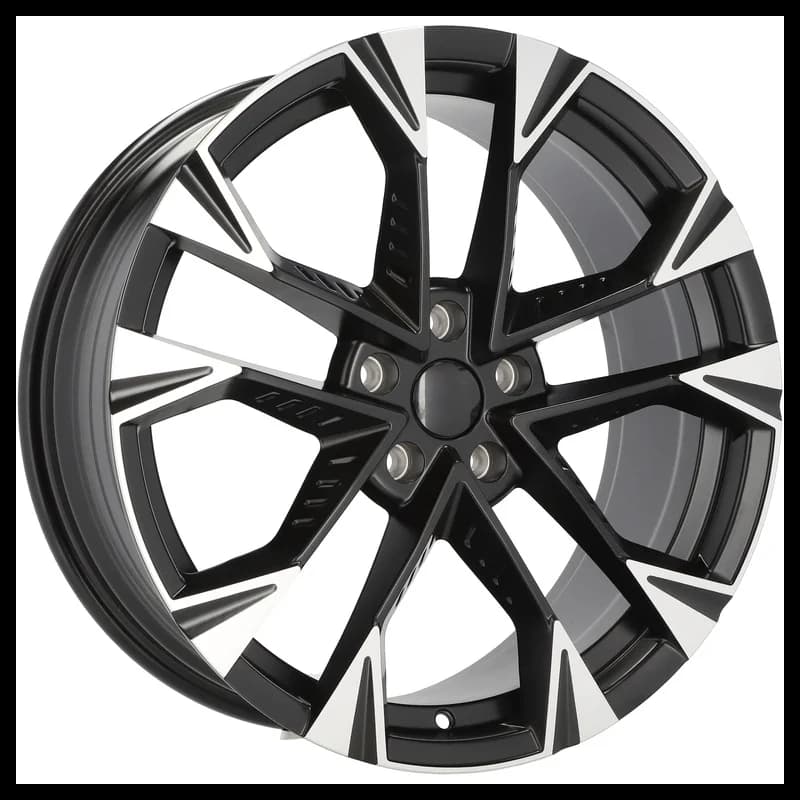 4 jantes 8.0 18 5x112 design cupra fluotournage noir mat