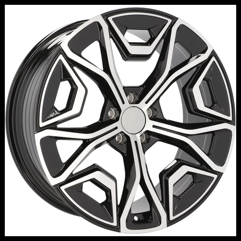 4 jantes 8.5 20 5x112 design bmw fluotournage noir brillant