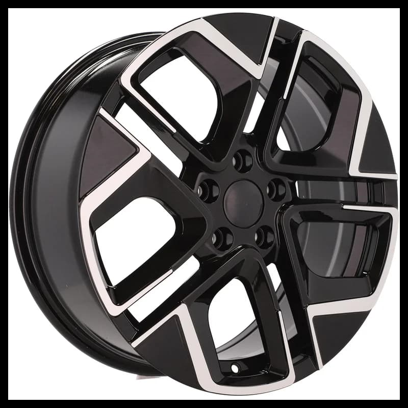 4 jantes 7.5 17 5x112 design volkswagen noir brillant