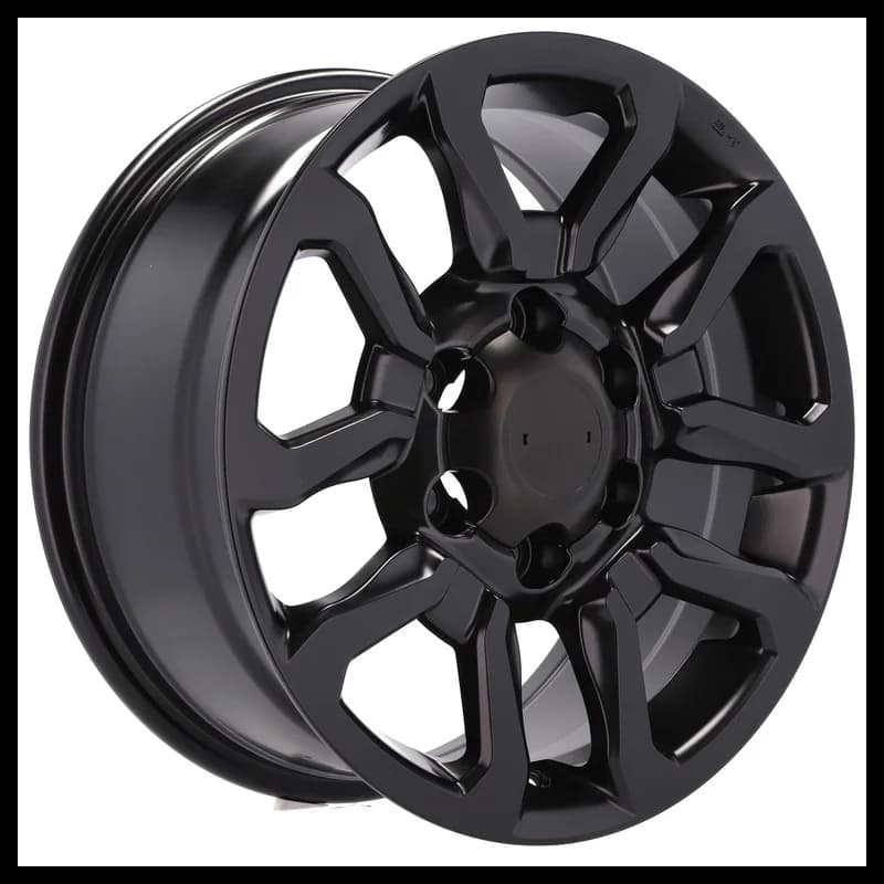 4 jantes 7.5 18 6x139.7 design toyota noir brillant