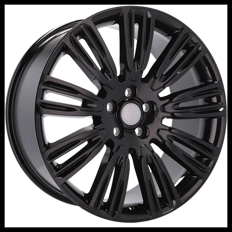 4 jantes 8.5 20 5x120 design land rover noir brillant
