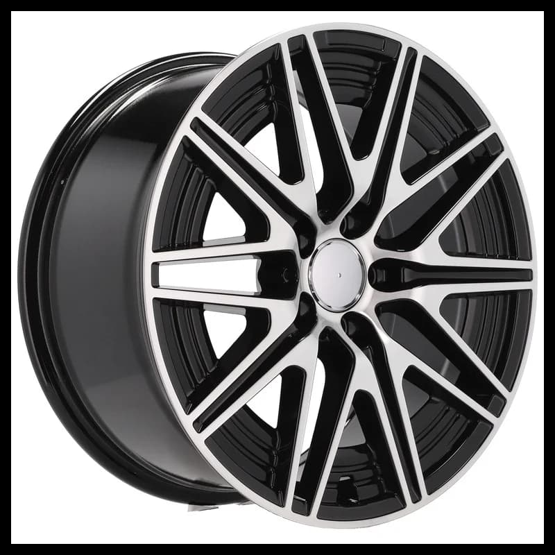 4 jantes 7.5 19 5x112 design mercedes noir brillant