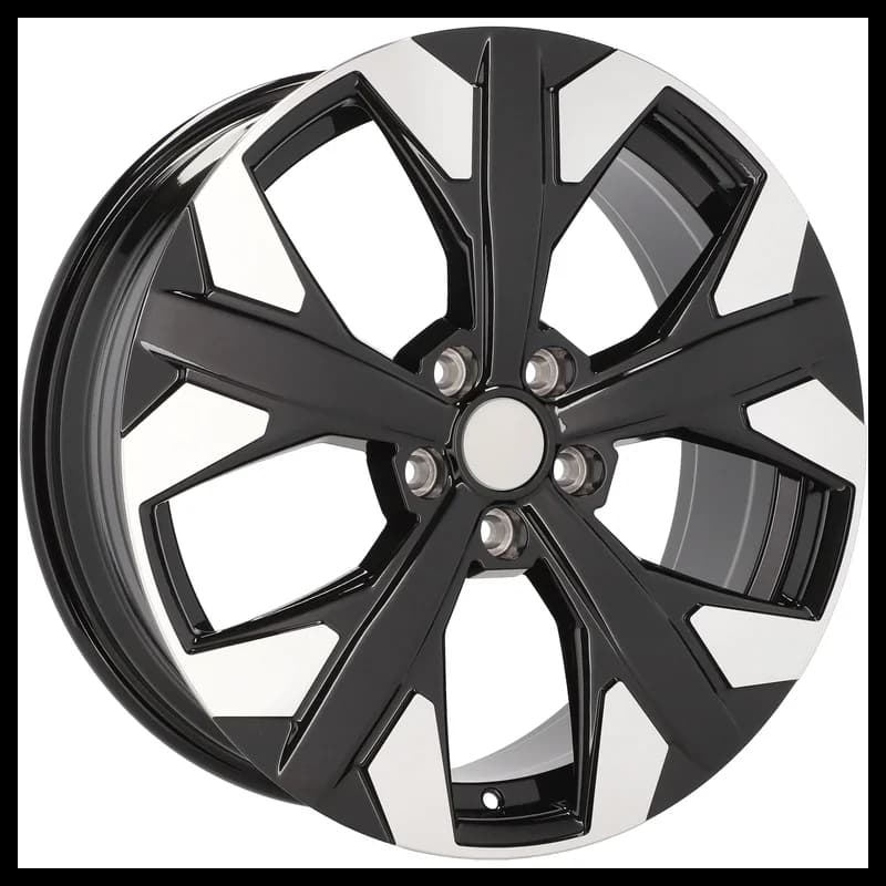 4 jantes 7.5 18 5x114.3 design kia fluotournage noir brillant