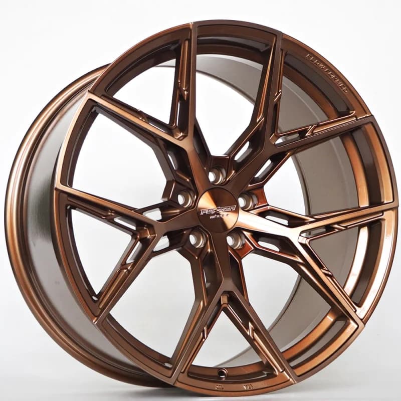 2 jantes ratlankis forzza gravity 10,5x21 5x112 et40 66,56 bronze brushed + bronze clear coat