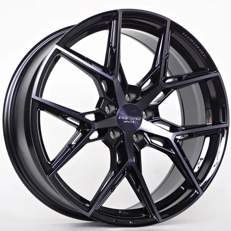 2 jantes ratlankis forzza gravity 8,5x20 5x112 et25 66,56 bfm + black clear coat