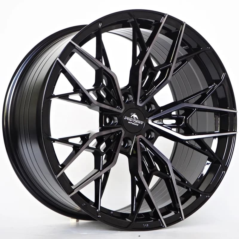 2 jantes ratlankis forzza spectrum 10,5x20 5x112 et38 66,45 bfm + black clear coat