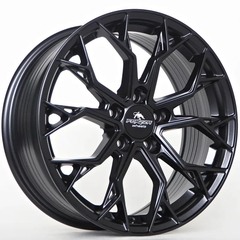 2 jantes ratlankis forzza titan 7,5x17 5x108 et45 73,1 satin black