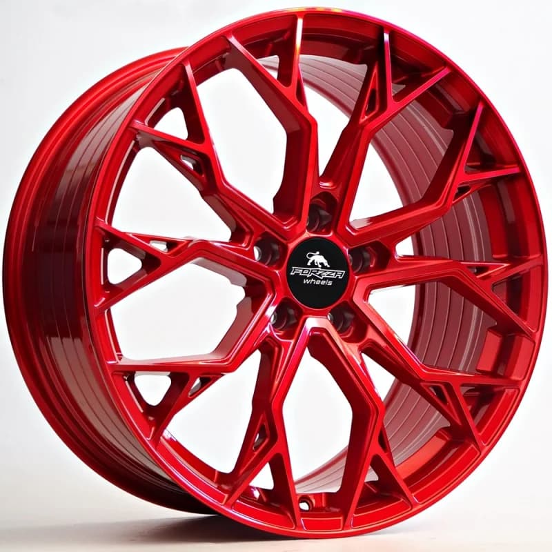2 jantes ratlankis forzza titan 8x18 5x108 et42 73,1 candy red