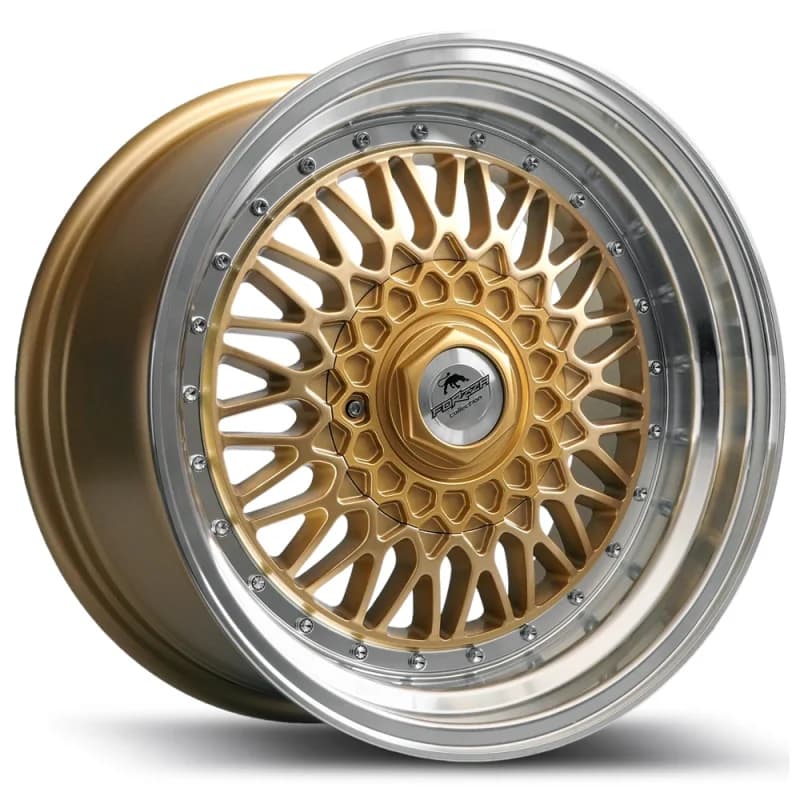 2 jantes ratlankis forzza malm 8x16 5x100/112 et20 73,1 gold/lm
