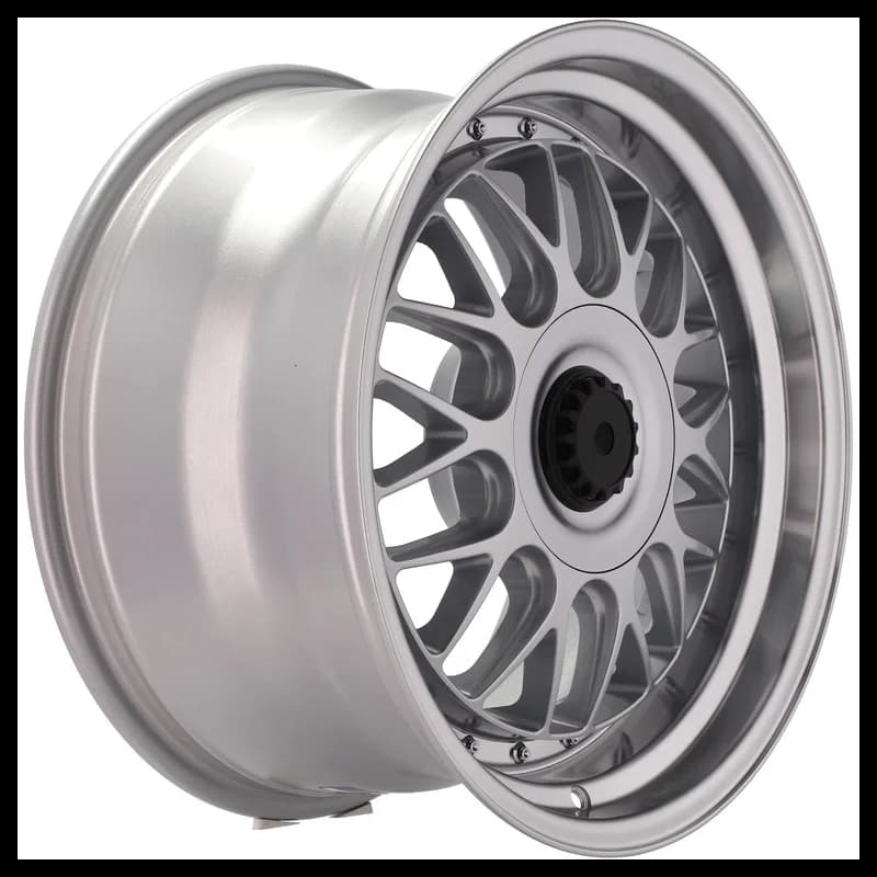 4 jantes 9.5 18 5x120 design bmw argent brillant