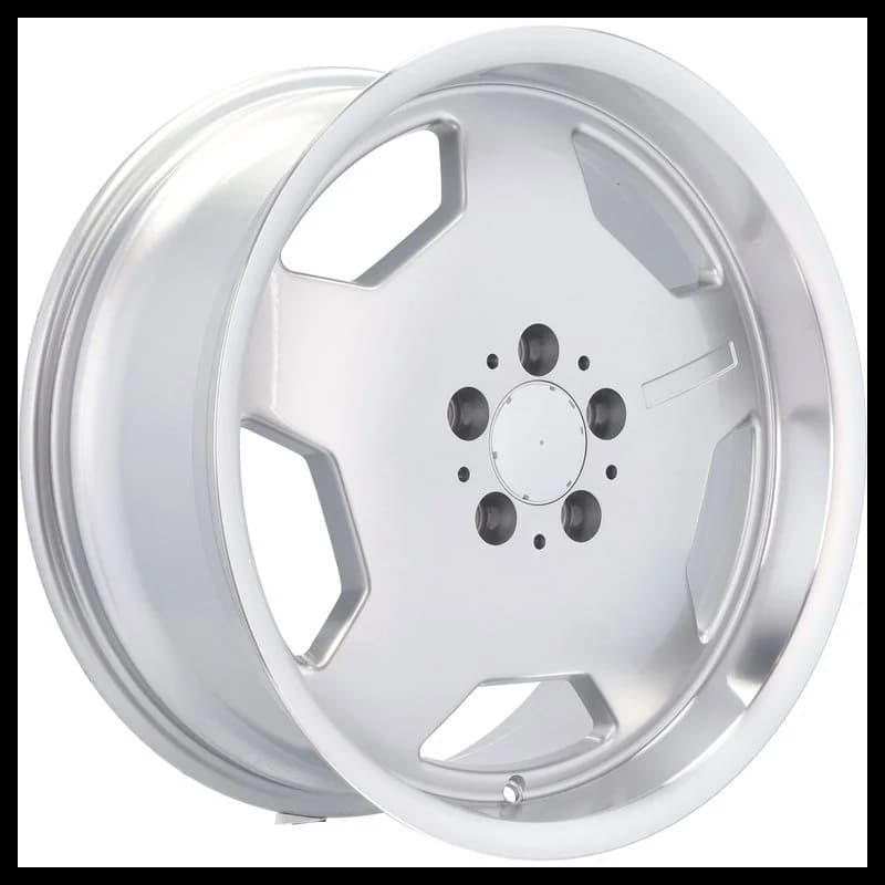 4 jantes 8.0 17 5x112 design mercedes argent brillant