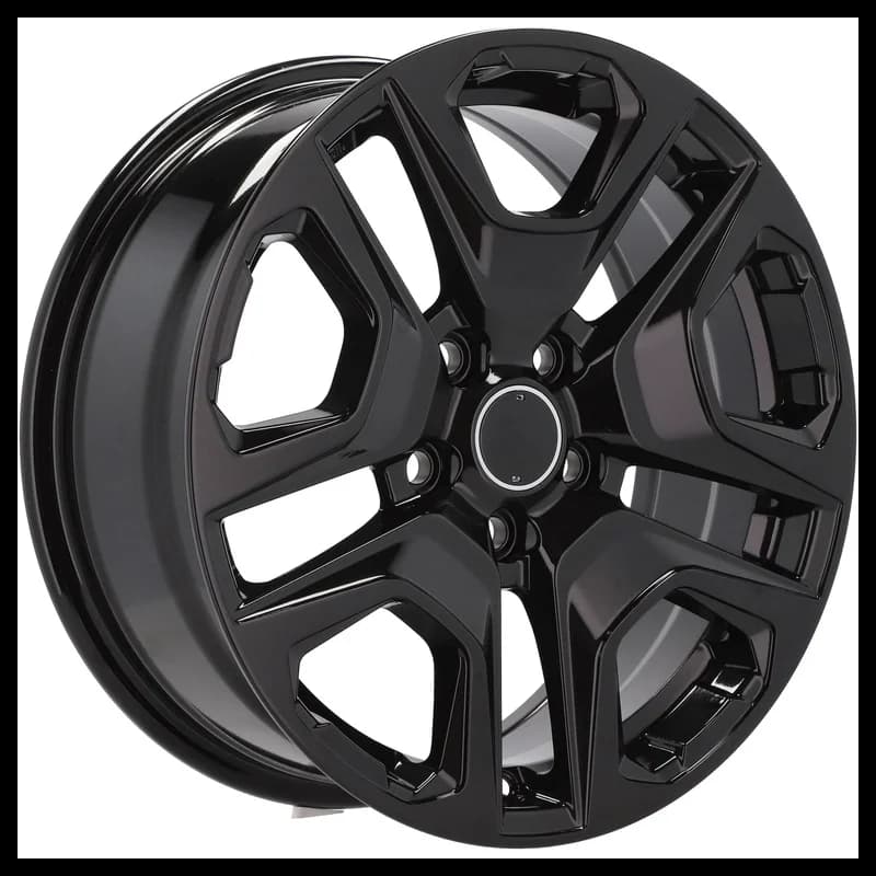 4 jantes 7.0 17 5x114.3 design toyota noir brillant