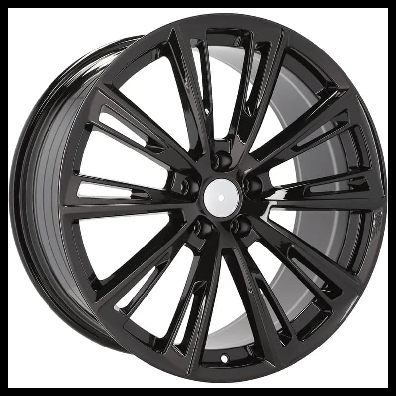 4 jantes 9.0 20 5x112 design audi fluotournage noir brillant