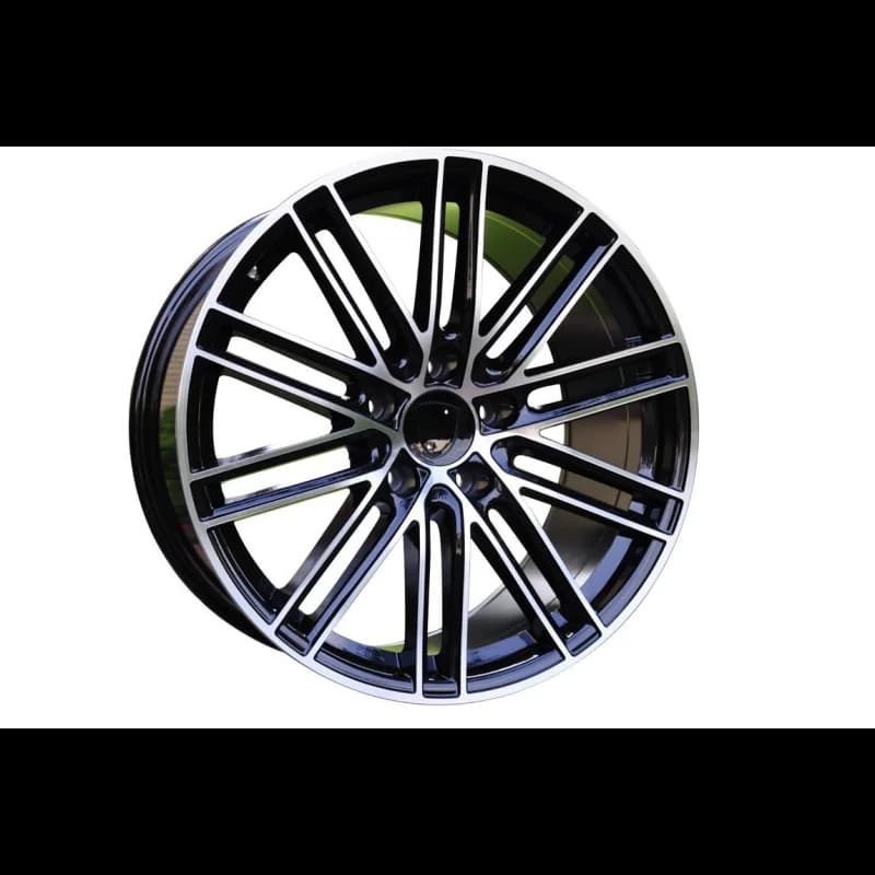 4 jantes 9.0 21 5x112 design porsche noir brillant