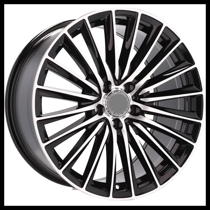 4 jantes 8.5 20 5x112 design mercedes noir brillant