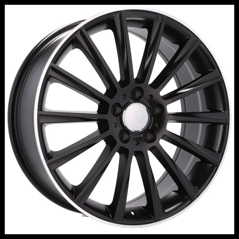 4 jantes 8.5 19 5x112 design mercedes fluotournage noir brillant