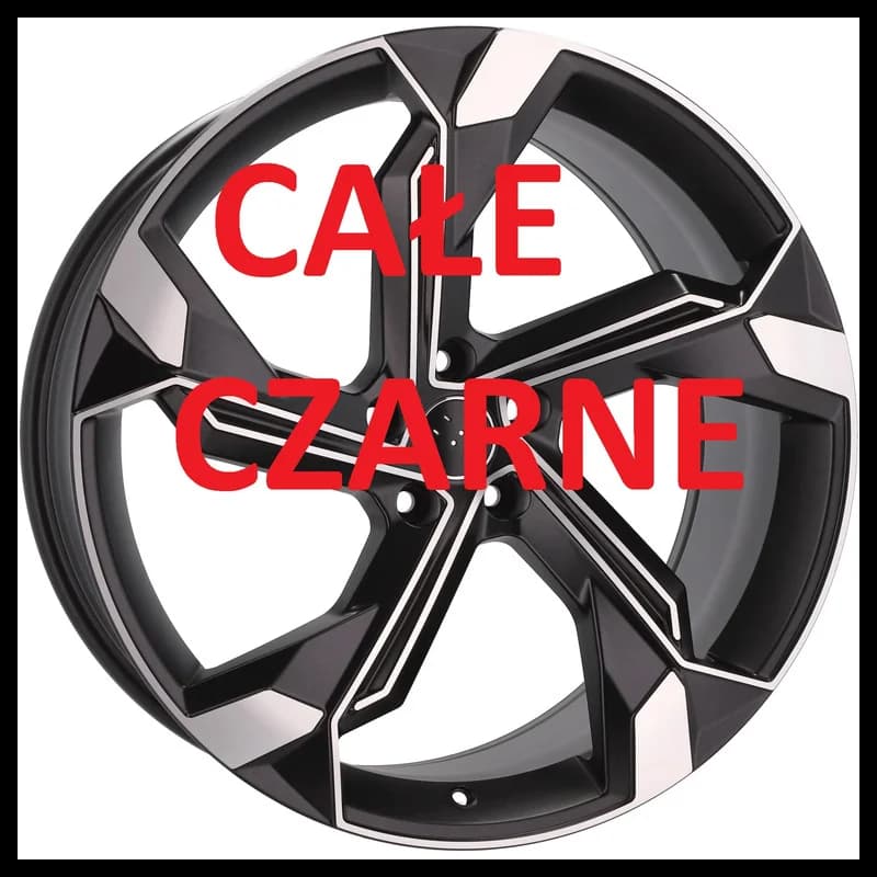 4 jantes 10.0 23 5x112 design audi fluotournage noir brillant