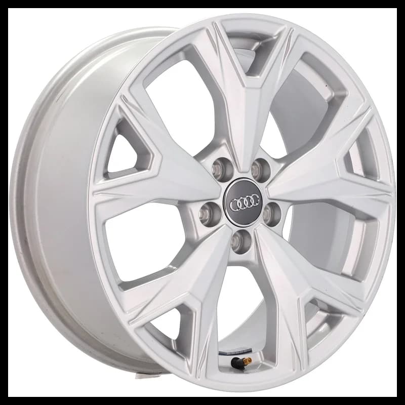 4 jantes 7.0 17 5x100 design audi argent brillant (démo)