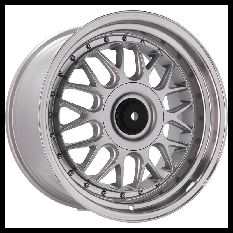 4 jantes 8.5 17 5x120 design bmw argent brillant