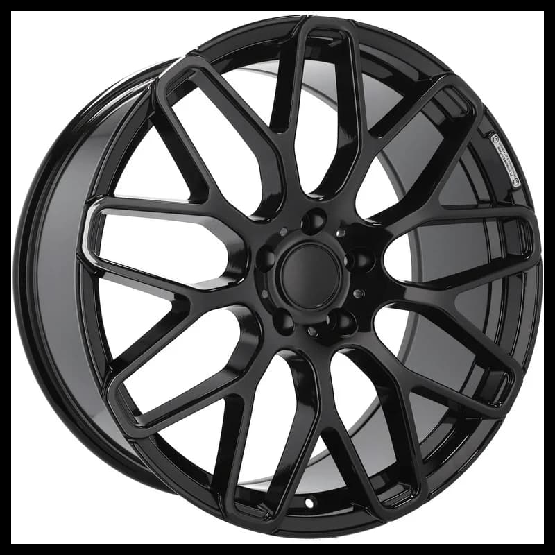 4 jantes 8.5 20 5x112 design mercedes noir brillant