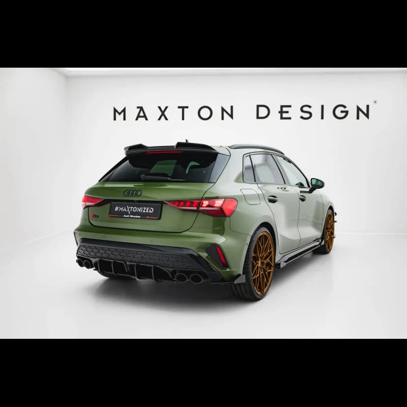 Street pro rear diffuser audi s3 sportback 8y facelift