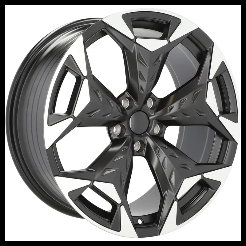 4 jantes 8.0 18 5x112 design cupra fluotournage noir mat