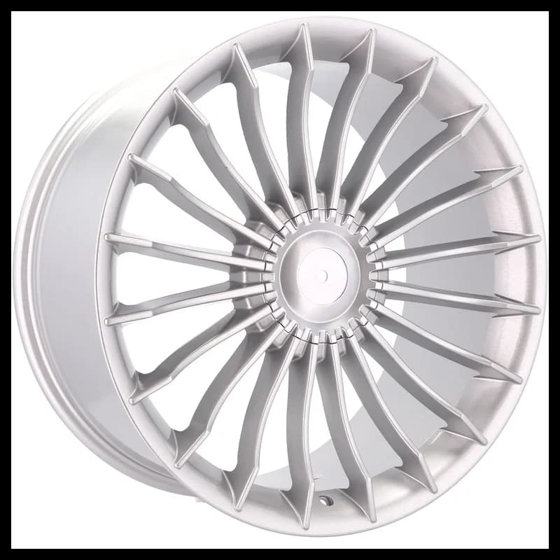 4 jantes 8.5 21 5x112 design bmw argent brillant