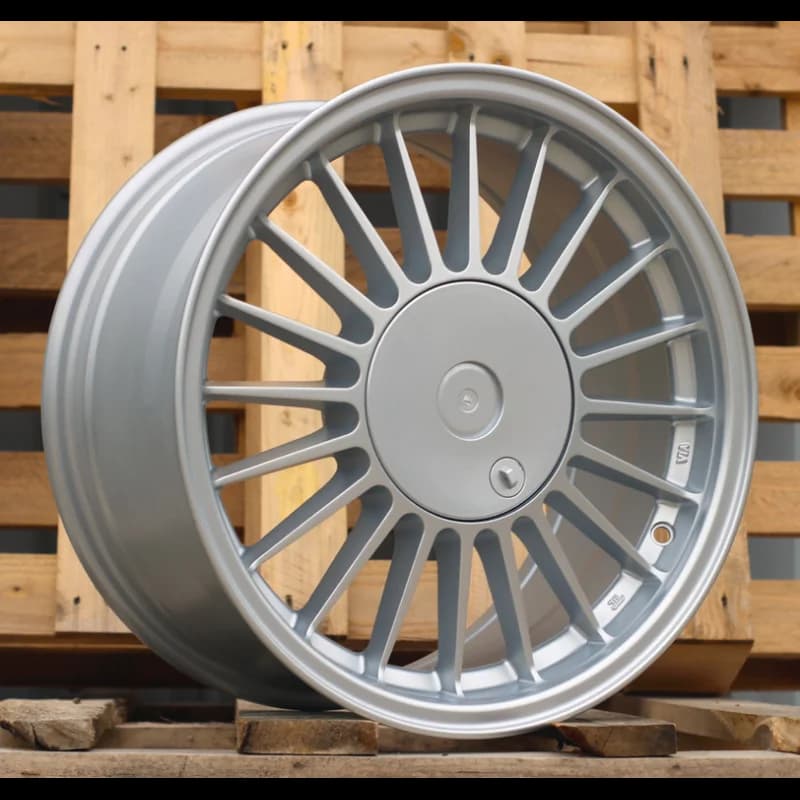 4 jantes 7.0 16 4x100 design bmw fluotournage argent brillant