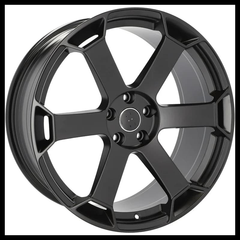 4 jantes 10.0 22 5x112 design audi fluotournage noir mat