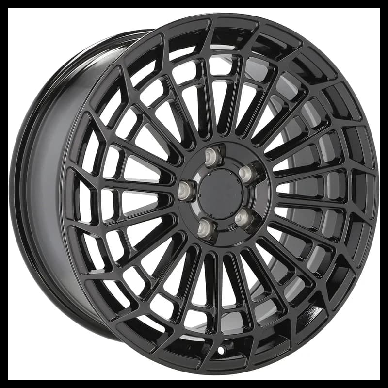 4 jantes 10.0 21 5x112 design mercedes fluotournage noir mat
