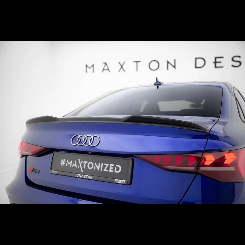 Spoiler cap 3d audi a3 s-line sedan / s3 sedan 8y facelift