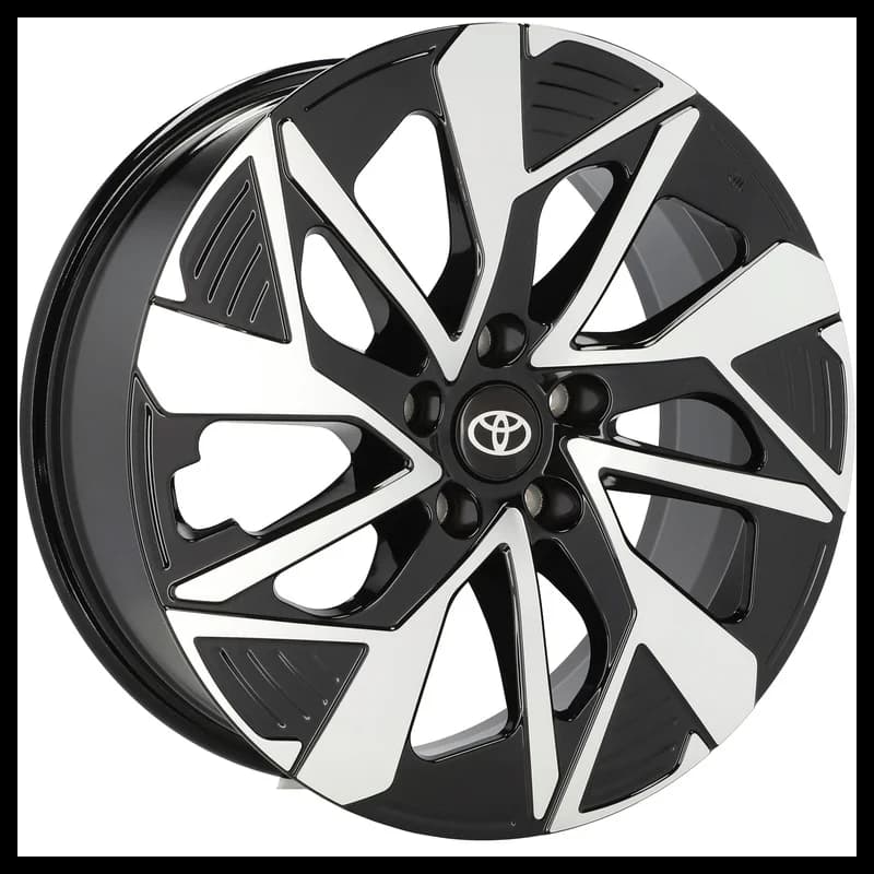 4 jantes 7.5 18 5x114.3 design toyota odlew niskociśnieniowy noir brillant