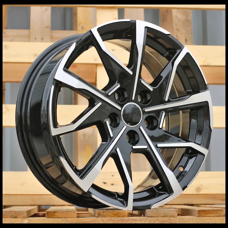 4 jantes 7.0 17 5x114.3 design toyota odlew niskociśnieniowy noir brillant