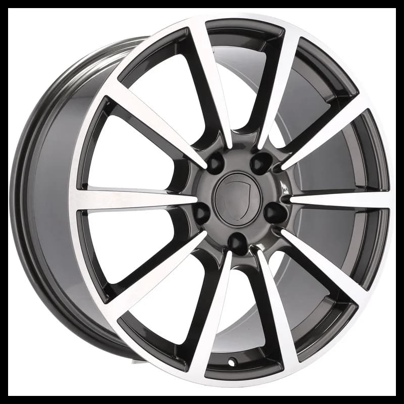 4 jantes 11.0 19 5x130 design porsche odlew niskociśnieniowy gris brillant