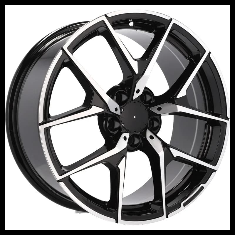 4 jantes 9.5 19 5x112 design mercedes odlew niskociśnieniowy noir brillant