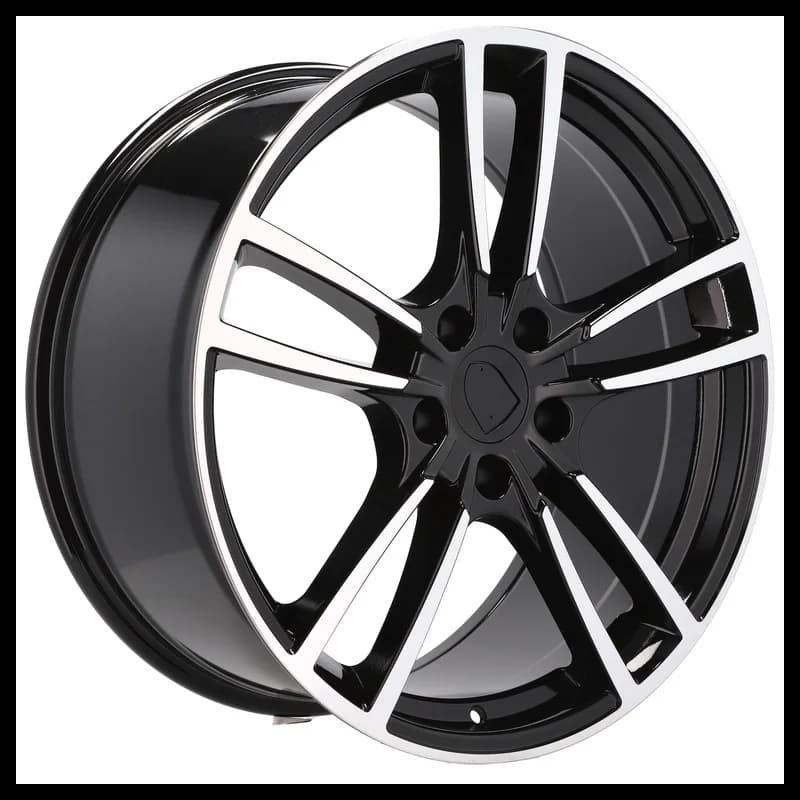 4 jantes 11.5 21 5x130 design porsche odlew niskociśnieniowy noir brillant